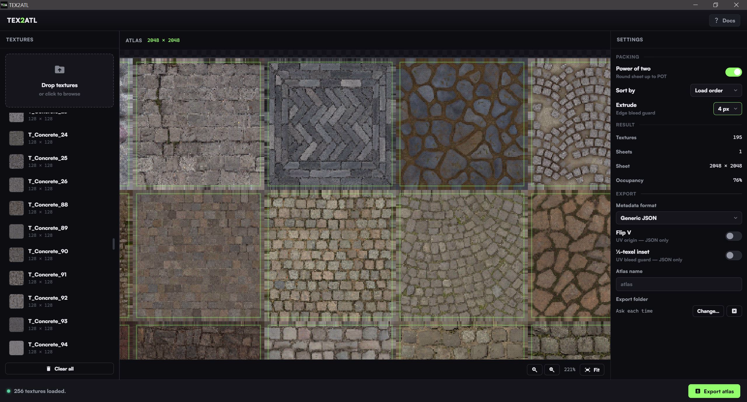 TEX2ATL screenshot 3